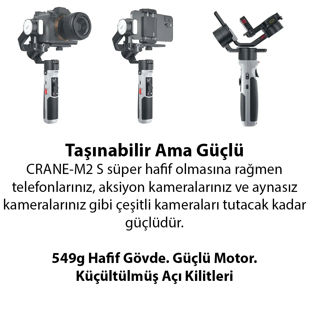 Zhiyun Crane m2 s Teknik özellikleri